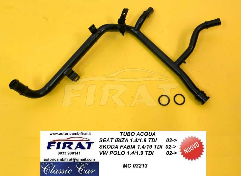 TUBO ACQUA VW POLO - SEAT IBIZA - SKODA FABIA (03213)